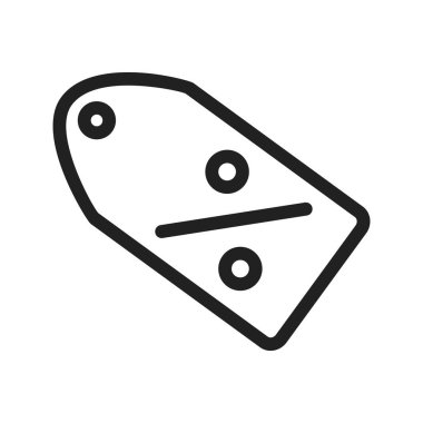 Satış, etiket, fiyat ikonu vektör imajı. Kara Cuma için de kullanılabilir. Web uygulamalarında, mobil uygulamalarda ve yazdırma ortamlarında kullanılabilir.