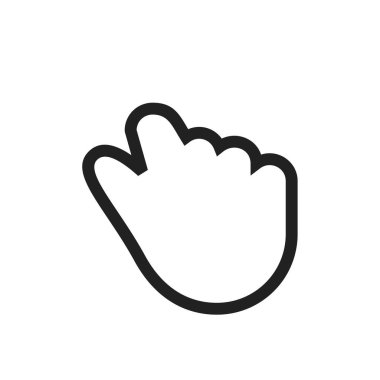 İmleç, fare, simge vektör görüntüsünü tutun. Kullanıcı arayüzü için de kullanılabilir. Mobil uygulamalar, web uygulamaları ve yazdırma ortamları için elverişli.