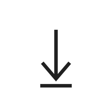 İndirme, dosya, veri simgesi vektör görüntüsü. Kullanıcı arayüzü için de kullanılabilir. Mobil uygulamalar, web uygulamaları ve yazdırma ortamları için elverişli.