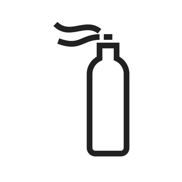 Spray Üveg Hajlakk Ikon Vektor Kép Háztartási Tárgyakhoz Használható Alkalmas — Stock Vector