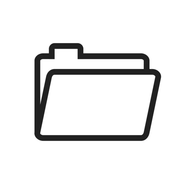 Folder Plik Obrazowanie Wektorowe Ikony Może Być Również Używany Interfejsu — Wektor stockowy