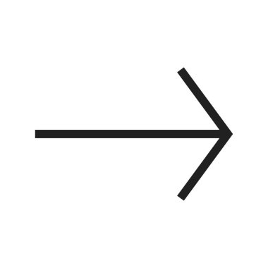 Ok, sağ, işaret simgesi vektör görüntüsü. Oklar için de kullanılabilir. Mobil uygulamalar, web uygulamaları ve yazdırma ortamları için elverişli.