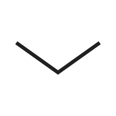 Ok, aşağı, işaret simgesi vektör görüntüsü. Oklar için de kullanılabilir. Mobil uygulamalar, web uygulamaları ve yazdırma ortamları için elverişli.