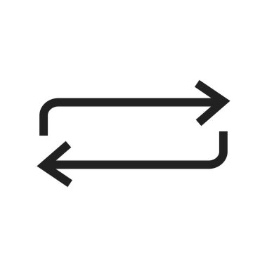 Ok, geri al, ikon vektör görüntüsünü tazele. Oklar için de kullanılabilir. Mobil uygulamalar, web uygulamaları ve yazdırma ortamları için elverişli.