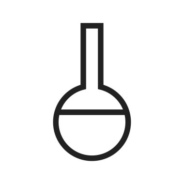 Matara, laboratuvar, cam ikon vektör görüntüsü. Eğitim ve bilim için de kullanılabilir. Web uygulamalarında, mobil uygulamalarda ve yazdırma ortamlarında kullanılabilir.