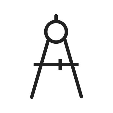 Pusula, nesne, geometri simgesi vektör görüntüsü. Eğitim ve bilim için de kullanılabilir. Mobil uygulamalar, web uygulamaları ve yazdırma ortamları için elverişli. 