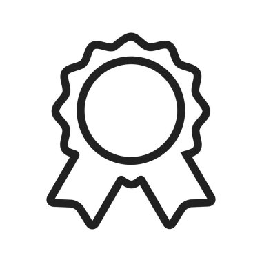 Rozet, ödül, parti ikonu vektör görüntüsü. Parti için de kullanılabilir. Web uygulamalarında, mobil uygulamalarda ve yazdırma ortamlarında kullanılabilir.