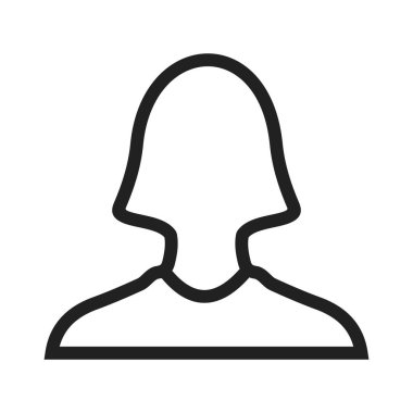 Kadın, güzel, mutlu ikon vektör görüntüsü. Parti için de kullanılabilir. Web uygulamaları, mobil uygulamalar ve yazdırma ortamları için elverişli.