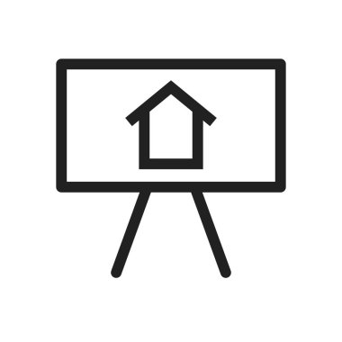 Ev, çizim, el ikonu vektör görüntüsü. Konutlandırma için de kullanılabilir. Mobil uygulamalar, web uygulamaları ve yazdırma ortamları için elverişli.