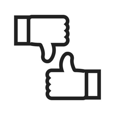 Başparmaklar, sosyal, ikon vektör görüntüsü gibi. Maddi tasarım için de kullanılabilir. Web uygulamaları, mobil uygulamalar ve yazdırma ortamları için elverişli.