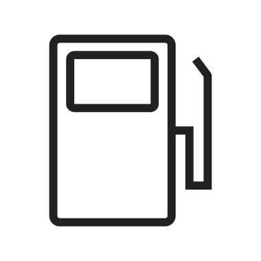 Benzin istasyonu, yakıt, ikon vektgor görüntüsü. Ekoloji için de kullanılabilir. Mobil uygulamalar, web uygulamaları ve yazdırma ortamları için elverişli. 