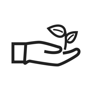 Çevre dostu, yeşil ikon vektör görüntüsü. Ekoloji için de kullanılabilir. Mobil uygulamalar, web uygulamaları ve yazdırma ortamları için elverişli.