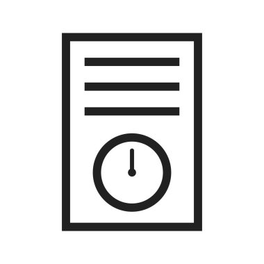 Yasal, belge, sözleşme ikonu vektör görüntüsü. Seo ve geliştirme hizmetleri için de kullanılabilir. Mobil uygulamalar, web uygulamaları ve yazdırma ortamları için elverişli.