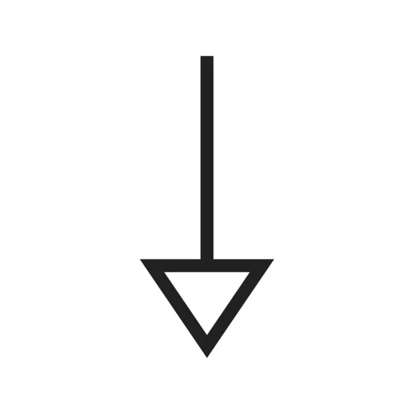 Arrow Pointer Icon Vector Image 화살에도 수있다 모바일 미디어에 적합하다 — 스톡 벡터