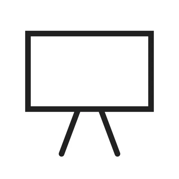 Blackboard School Learn Icon Vector Image Μπορεί Επίσης Χρησιμοποιηθεί Για — Διανυσματικό Αρχείο