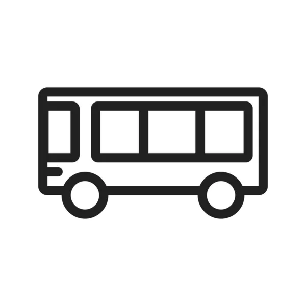 School Bus Education Icon Vector Image Can Also Used Education — Stock Vector