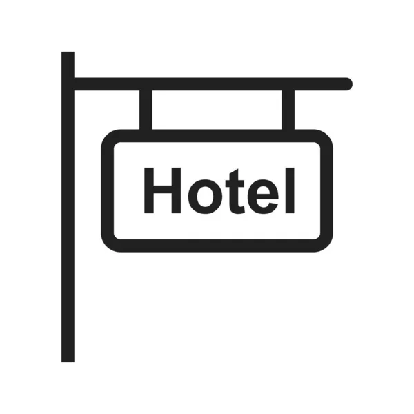 Hotel Servicio Imagen Vectorial Icono Negocio También Puede Utilizar Para — Archivo Imágenes Vectoriales