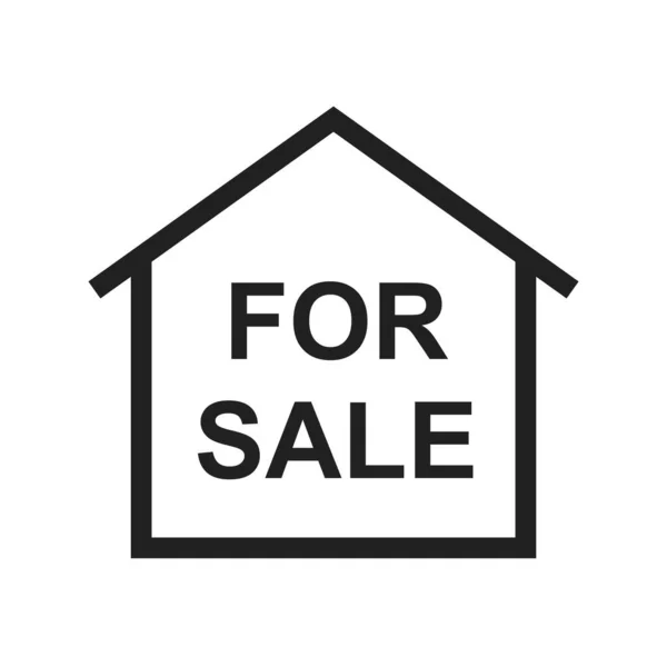 Sale Agent House Icon Vector Image Can Also Used Housing — Stock Vector