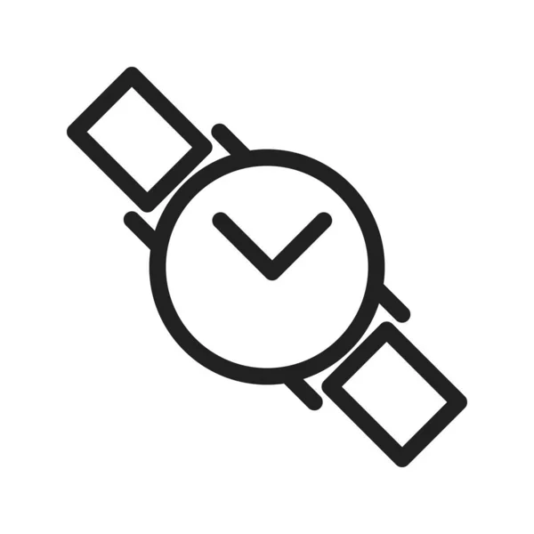 Clock Time Watch Icon Vector Image Can Also Used Accessories — Stock Vector