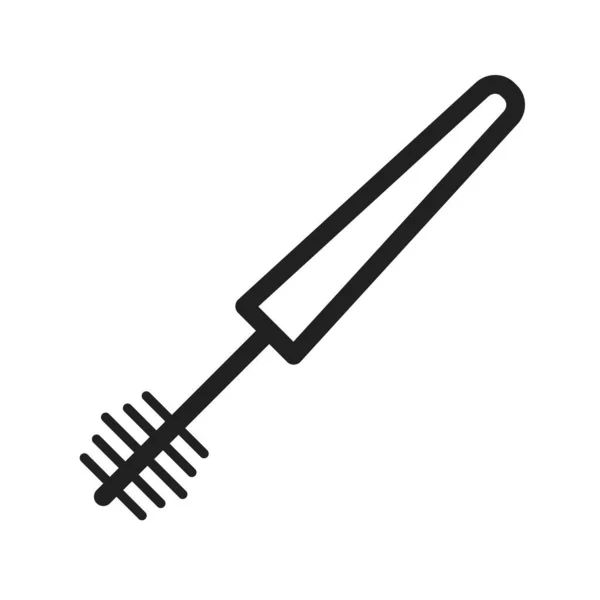 Mascara Make Pinselsymbol Vektorbild Kann Auch Für Make Und Accessoires — Stockvektor