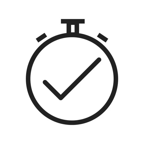 Uhr Wecker Wach Symbol Vektorbild Kann Auch Für Die Materialgestaltung — Stockvektor