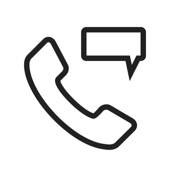 Telefoon Mobiel Message Icon Vector Beeld Kan Ook Gebruikt Worden — Stockvector