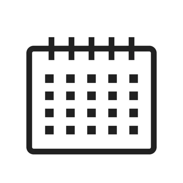 Kalendář Událost Vektorový Obrázek Rok Může Být Také Použit Pro — Stockový vektor