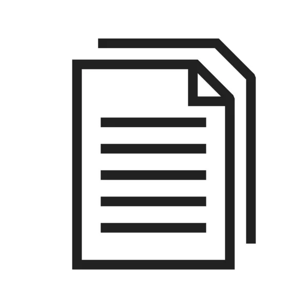 Juridisch Document Office Icon Vector Beeld Kan Ook Gebruikt Worden — Stockvector