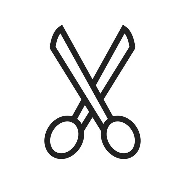 はさみのアイコン ベクトル記号と白い背景 はさみロゴのコンセプトに分離記号 ストックベクター C Vectorgalaxy