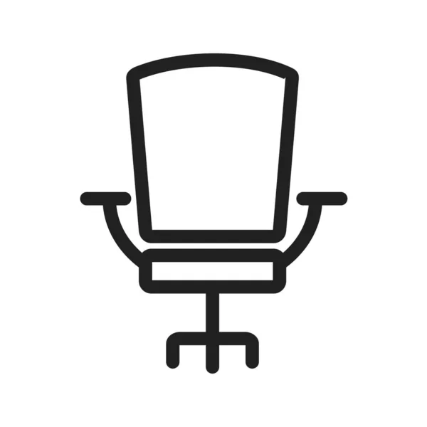 Chair Office Seat Icon Vector Image Can Also Used Office — Stock Vector