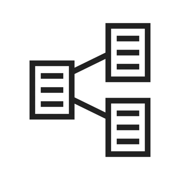 Fichier Social Image Vectorielle Icône Partage Peut Également Être Utilisé — Image vectorielle