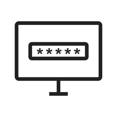 Güvenlik, alarm, sistem simgesi vektör görüntüsü. Güvenlik için de kullanılabilir. Web uygulamalarında, mobil uygulamalarda ve yazdırma ortamlarında kullanılabilir.