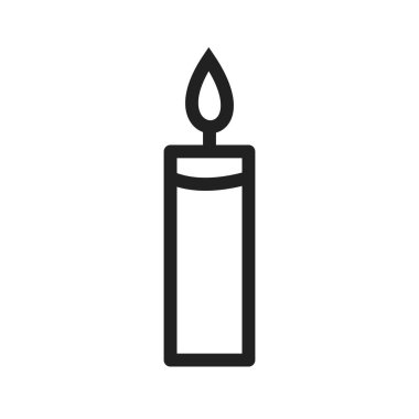 Mum, ışık, doğum günü ikonu vektör görüntüsü. Kış için de kullanılabilir. Web uygulamalarında, mobil uygulamalarda ve yazdırma ortamlarında kullanılabilir.