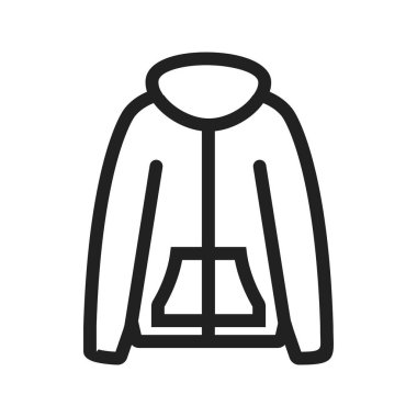 Ceket, kıyafet, kış ikonu vektör görüntüsü. Kış için de kullanılabilir. Mobil uygulamalar, web uygulamaları ve yazdırma ortamları için elverişli.