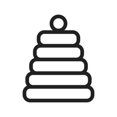 Oyuncak, yığın, bebek ikon vektör görüntüsü. Bebek için de kullanılabilir. Mobil uygulamalar, web uygulamaları ve yazdırma ortamları için elverişli.