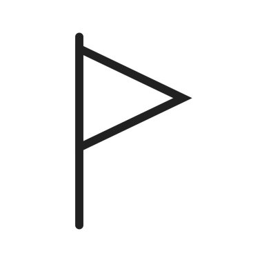 Bayrak, ırk, yarış ikonu vektör görüntüsü. Haritalar ve navigasyon için de kullanılabilir. Mobil uygulamalar, web uygulamaları ve yazdırma ortamları için elverişli. 