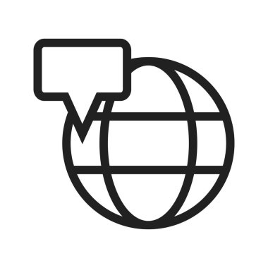 Harita, ağ, dünya ikonu vektör görüntüsü. Haritalar ve navigasyon için de kullanılabilir. Web uygulamalarında, mobil uygulamalarda ve yazdırma ortamlarında kullanılabilir.