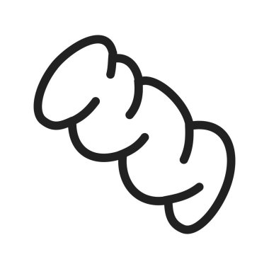 Örgü, ekmek, ikon vektör görüntüsü. Fırın için de kullanılabilir. Web uygulamalarında, mobil uygulamalarda ve yazdırma ortamlarında kullanılabilir.