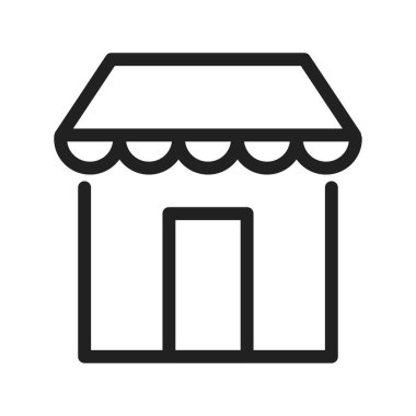 Fırın, dükkan, ekmek ikonu vektör görüntüsü. Fırın için de kullanılabilir. Web uygulamalarında, mobil uygulamalarda ve yazdırma ortamlarında kullanılabilir.