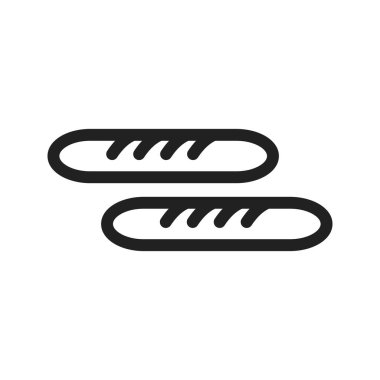 Ekmek, yemek, fırın ikonu vektör görüntüsü. Fırın için de kullanılabilir. Web uygulamalarında, mobil uygulamalarda ve yazdırma ortamlarında kullanılabilir.