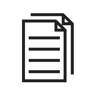 Kopyala, veri, ikon vektör görüntüsünü kopyala. Metin düzenleme için de kullanılabilir. Mobil uygulamalar, web uygulamaları ve yazdırma ortamları için elverişli.