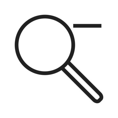 Yakınlaş, çık, bulanık ikon vektör görüntüsü. Metin düzenleme için de kullanılabilir. Web uygulamalarında, mobil uygulamalarda ve yazdırma ortamlarında kullanılabilir.