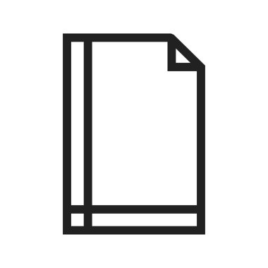 Sayfa, kenarlar, çerçeve simgesi vektör resmi. Metin düzenleme için de kullanılabilir. Web uygulamalarında, mobil uygulamalarda ve yazdırma ortamlarında kullanılabilir.