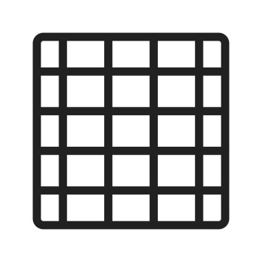 Şebeke, şablon, çizgi ikonu vektör görüntüsü. Resim düzenleme için de kullanılabilir. Web uygulamalarında, mobil uygulamalarda ve yazdırma ortamlarında kullanılabilir.