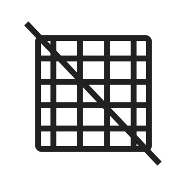 Şebeke, şablon, çizgi ikonu vektör görüntüsü. Resim düzenleme için de kullanılabilir. Web uygulamalarında, mobil uygulamalarda ve yazdırma ortamlarında kullanılabilir.