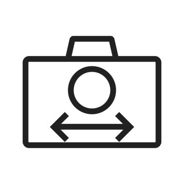 Mod, kamera, görüntü ikonu vektör görüntüsü. Resim düzenleme için de kullanılabilir. Web uygulamalarında, mobil uygulamalarda ve yazdırma ortamlarında kullanılabilir.