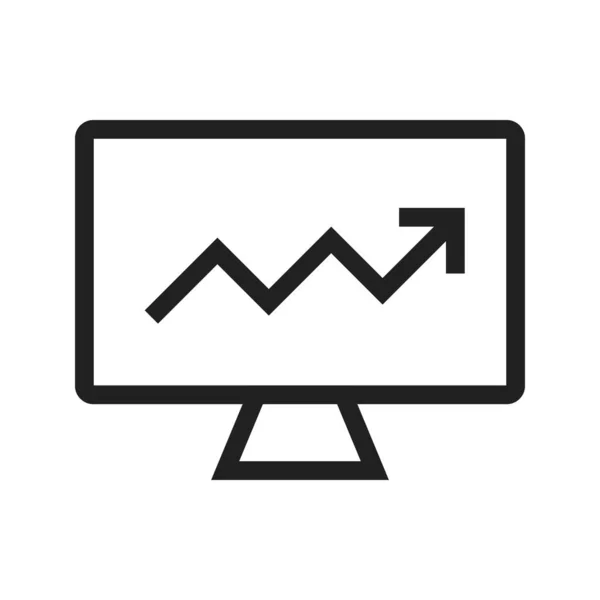 Markt Analyse Zoekpictogram Vectorafbeelding Kan Ook Worden Gebruikt Voor Marketing — Stockvector