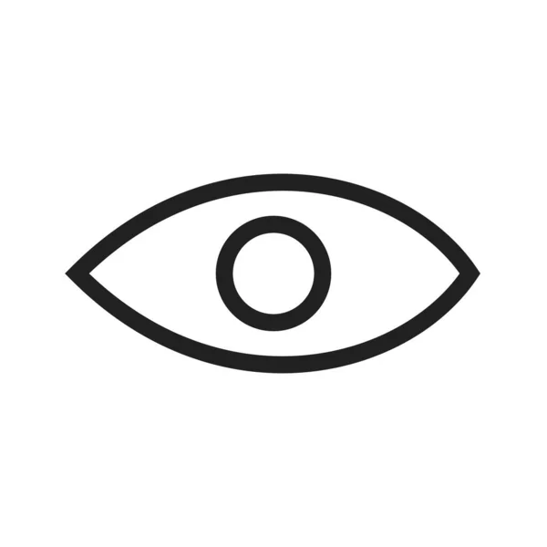 Eye Vision View Icon Vector Image Può Essere Utilizzato Anche — Vettoriale Stock