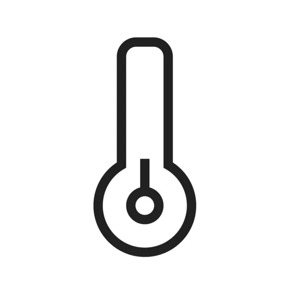Зимнее Низкое Векторное Изображение Значка Температуры Использоваться Зиму Подходит Использования — стоковый вектор