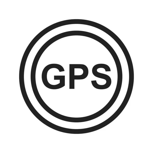 Gps Navigation Tracking Symbol Vektorbild Kann Auch Für Karten Und — Stockvektor